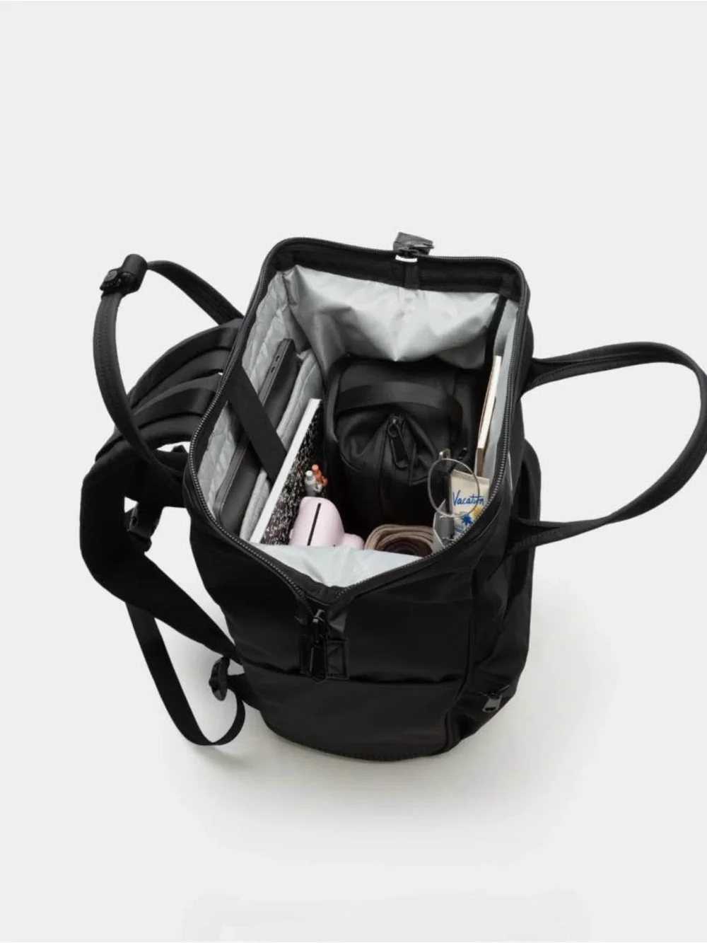 Cloud Gray Portland Gear Travel or Everyday Backpack with Top Handle- never used